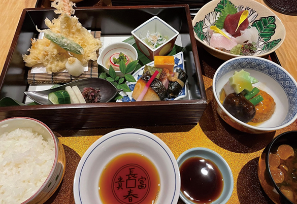 ビジネスランチに最適。会席料理を思わせる御膳